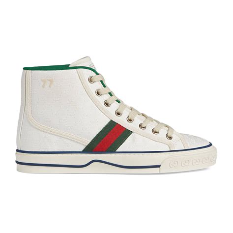 women's gucci tennis 1977 high top sneaker|Gucci tennis 1977 price.